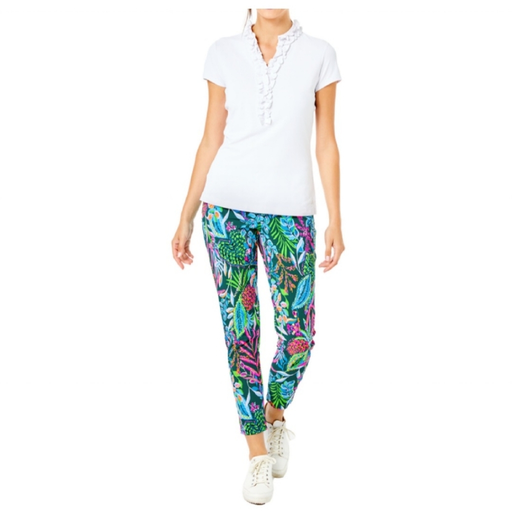 NWT Lilly Pulitzer Luxletic Corso Pant UPF 50+ Size 0